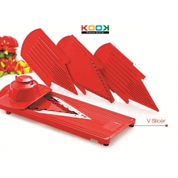 Kook V Slicer with Free Knife & Peeler Gadgets