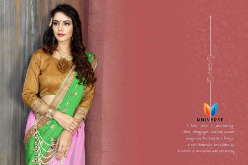 Universe Apparels Georgette Embroidered Sarees, Age Group : 25-45