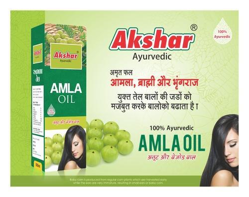 Akshar Amla Hair Oil, Packaging Type : Plastic Bottle