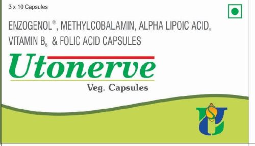 Utonerve Capsules, For Industrial, Commerical, Packaging Size : 10x10