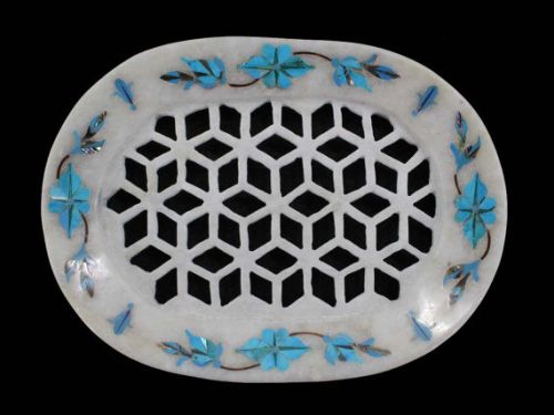 Marble Inlay Soap Dishes