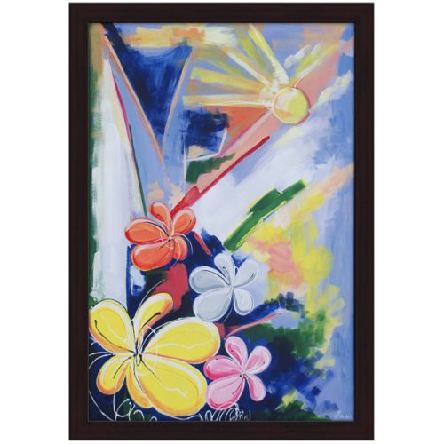 NAAREEMANN CREATIONS Acrylic Flowers, Style : CANVAS