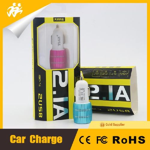 USB Car Charger, Brand Name : TLGZ for Mobile Phone