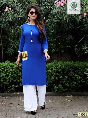 Aradhna Kurti, Color : Blue