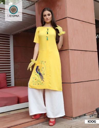 ARADHNA Embroidered Ladies Kurta, Age Group : Above 14 Years