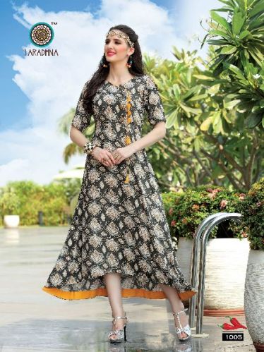 Long Cotton Kurti, Gender : Female