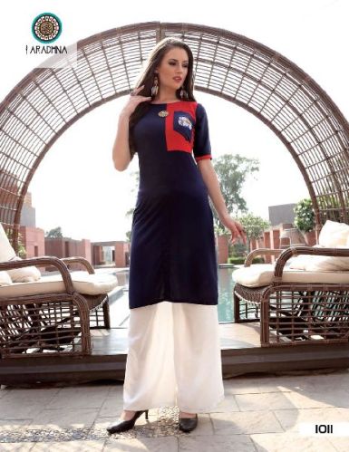 ARADHNA Rayon Party Wear Kurtis, Age Group : Above 14 Years