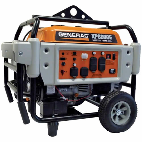 Generac XP8000E - 8000 Watt Electric Start Professional Portable Gener