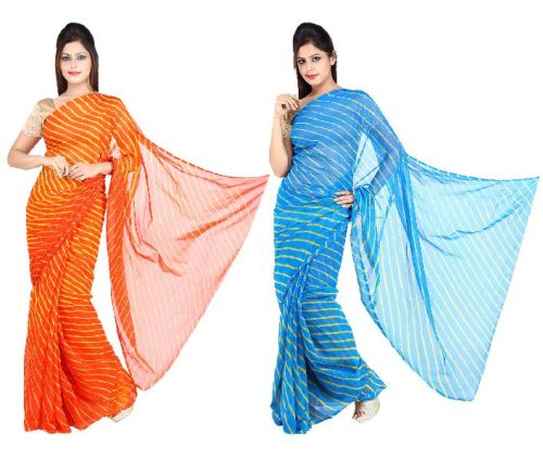 Lehriya Sarees, Packaging Type : multi