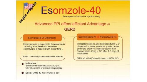 Esomzole-40 Injection