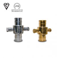 Metal Fire Hose Delivery Couplings, Packaging Type : Silver, Gold