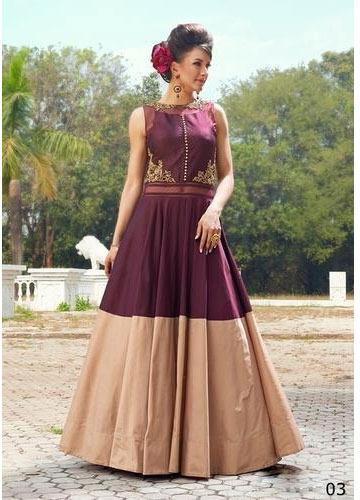 Cotton Ladies Stylish Gown, Occasion : Wedding