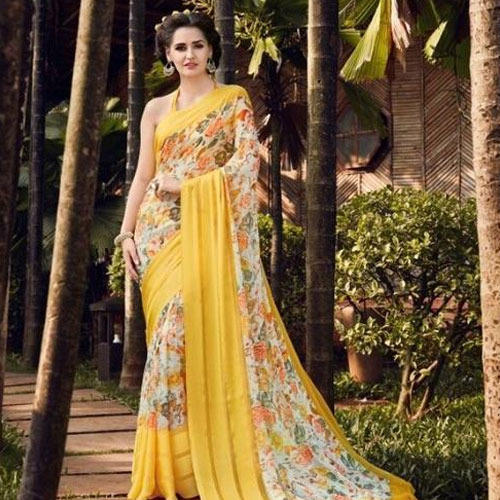 Printed Ladies Stylish Saree, Occasion : Casual Wear