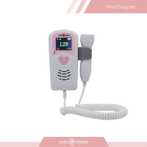 SafeThink ST201B Fetal Doppler, Packaging Type : Pink