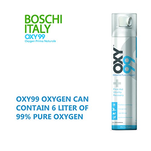 Oxy99 Alluminium Portable Oxygen In Can, Color : Silver