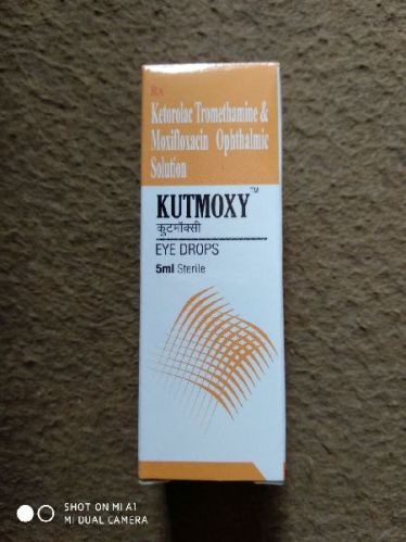 Kutmoxy Eye Drops, Form : Liquid