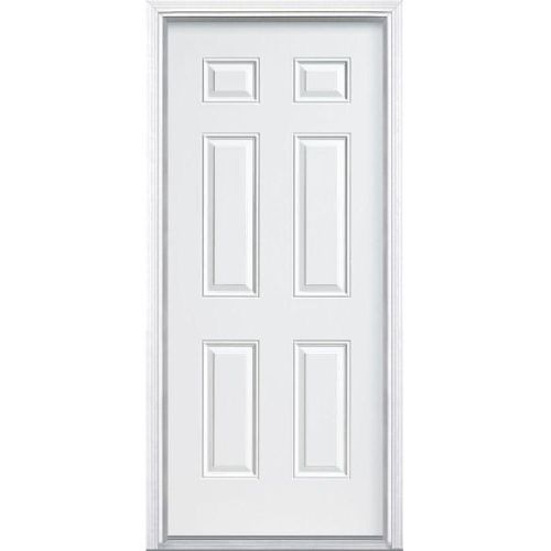 White Metal Door