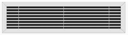 Polished High Grade Aluminium Extrusion Linear Bar Grill Modern