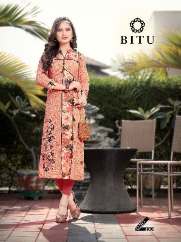 BITU Designer Kurtis, Feature : Lilen Cotton