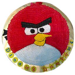 Angry Birds Cake for Birthday