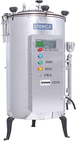 Vertical High Pressure Steam Sterilizer With Steam Storage