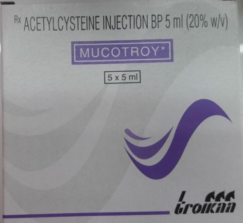 Mucotroy 5 Ml-Acetylcysteine Injection BP 5ml (20% W/v)