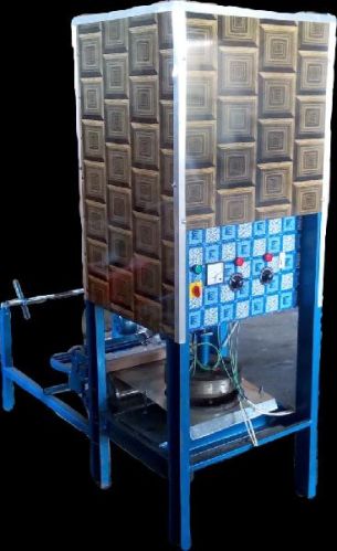 Paper Plate Making Machine, Color : Blue