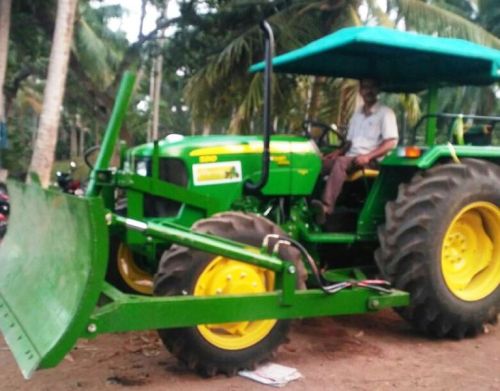 Tractor Mounted Dozer, Color : Red, Etc.