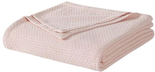 Cotton Blanket, Size : 150x180+2x10 Cm