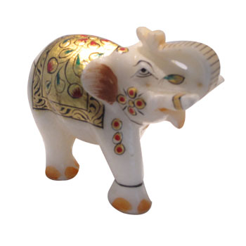 Marble Elephant Statues