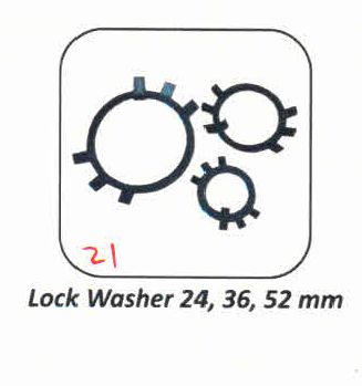 Keda Polishing Machine Lock Washer, Size : 24, 36, 52mm