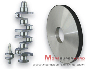 CBN Grinding Wheel For Crankshaft, Brand Name : MoreSuperHard