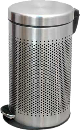 Circular Perforated Pedal Bins