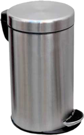 Circular Plain Pedal Bin