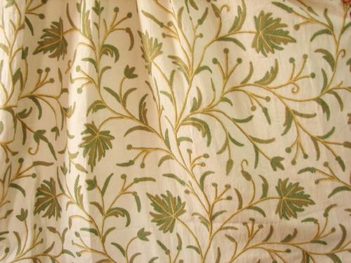 Cotton CrewelCurtains, For Easily Washable, Dry Clean, Packaging Type : Poly Bag