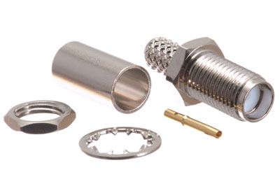 SMA(f) B/H For Rg 58 Cable