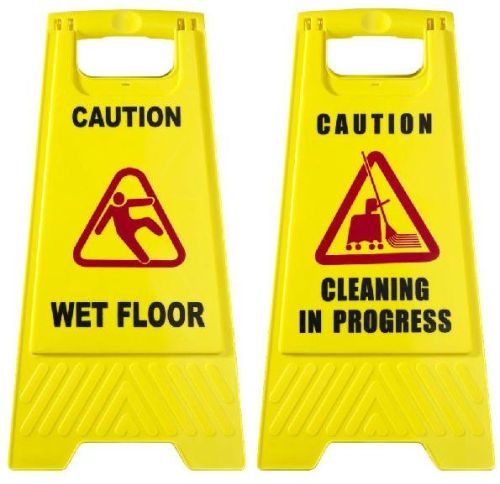 Plastic Wet Floor Stand