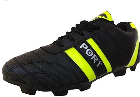 Port Unisex Black STUD345 Football Shoes, Lining Material : Synthetic