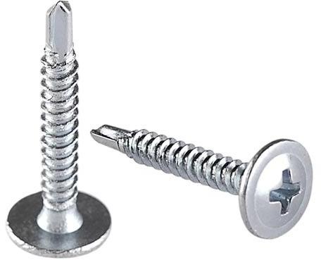 Metal Self Drilling Screws, Color : Grey, Length : 10-30 Mm