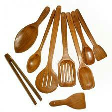 Wooden Spoons, Pattern : Plain