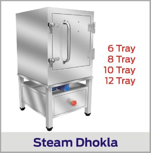Stainless Steel Steam Dhokla Making Machine