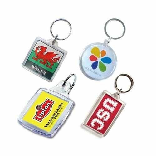 Polished Printed Key Chains, Color : Multi Color