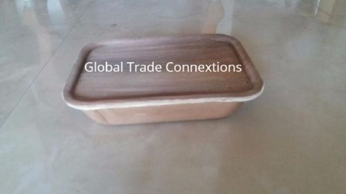 Rectangular Hard Areca Leaf Containers, For Food Packaging, Feature : Eco Friendly