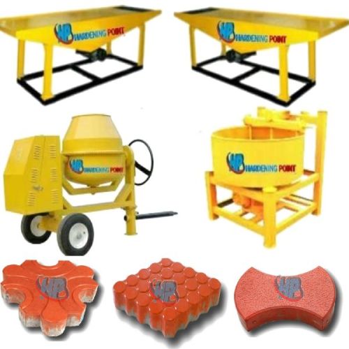 Hardening Point Interlocking Tiles Making Machine