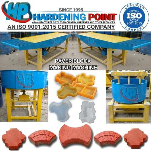 HARDENING POINT Paver Block Making Machine, Capacity : 5000-6000 PCS PER DAY