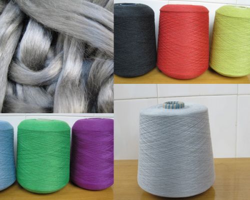 Fiber Conductive Blended Spun Yarn