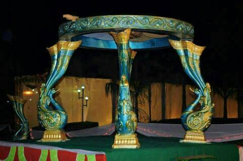 Wedding Fiber Mandap