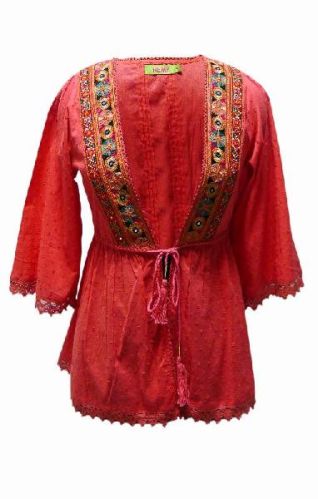 Printed Indo Western Kutch Tops, Occasion : Casual Wear