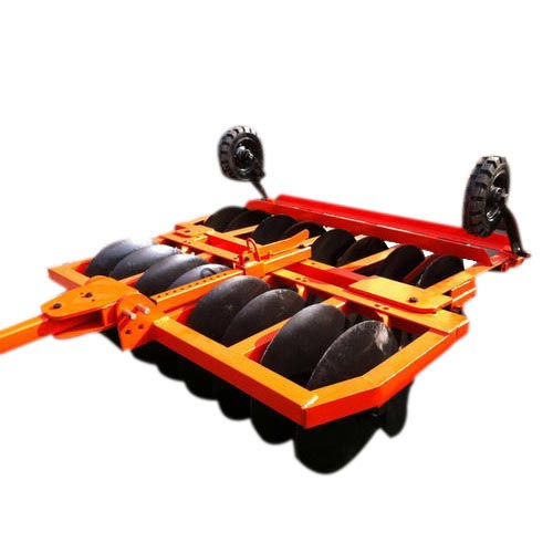 Metal Polished Trailed Offset Disc Harrow, For Agriculture, Color : Brown