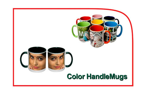 Color Handle Mugs